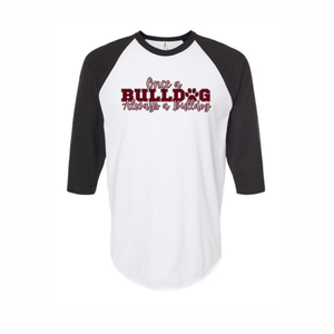 3/4 sleeve Unisex raglan shirt