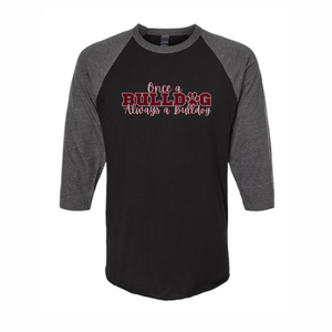 3/4 sleeve Unisex raglan shirt