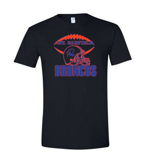Broncos Unisex fit Short Sleeve T shirt 2x-4x