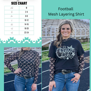 Football Mesh layering Shirt