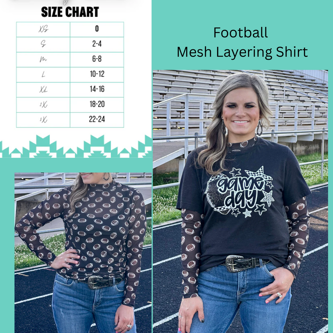 Football Mesh layering Shirt