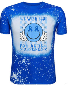 We wear blue retro smiley