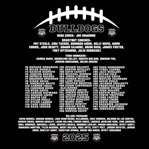 Bulldogs Adult Unisex fit T shirt