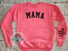 Load image into Gallery viewer, Mama with custom names on sleeve
