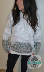 Tooled leather pattern Hoody