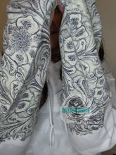 Load image into Gallery viewer, Tooled leather pattern Hoody
